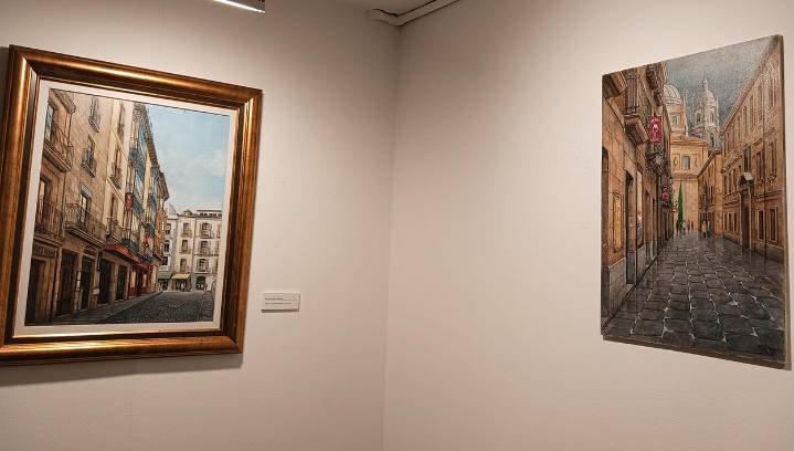 'Paisajes urbanos' recorre la ciudad de Salamanca a través de los pinceles de Antonio González
