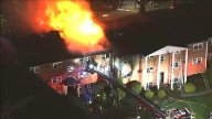 4 hurt, including 3 firefighters, amid 3-alarm blaze at Levittown Trace Apartments in Bristol Township, Bucks County