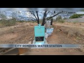 Tucson removes park water station, says prior approval needed