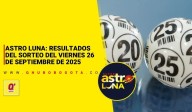 Astro Luna: resultados sorteo del viernes 26 de septiembre