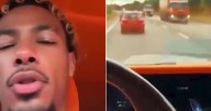 Idiot Liverpool star films himself on his phone driving £200k Merc before Snapchat post