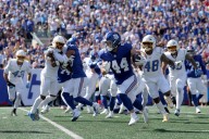 NFL roundup: Giants' Jaxson Dart wins 1st start over previously unbeaten Chargers