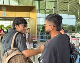 Video: Shreyas Iyer Meets Bollywood Star Ibrahim Ali Khan At Mumbai Airport Amid Team India Star's Desire To Take Break From Red