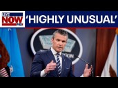 Sec. Hegseth calls for meeting with hundreds of top military leaders next week, no details on why