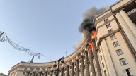 Rusia lanzó su mayor ofensiva aérea contra Ucrania y por primera vez atacó un edificio gubernamental
