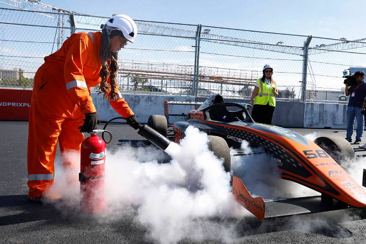 Las Vegas Grand Prix officials took 3100 applications for local marshals training 