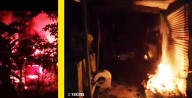 Se quemaron dos ranchitos en Las Lomas de San Rafael
