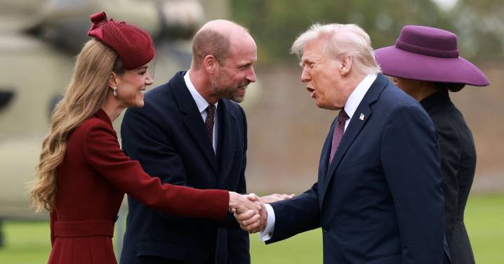 Trump Greeted by Prince William and Kate Middleton at Windsor Amid Protests