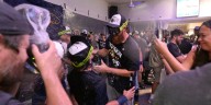 Brewers celebrate 3rd straight NL Central title, driven by underdog status