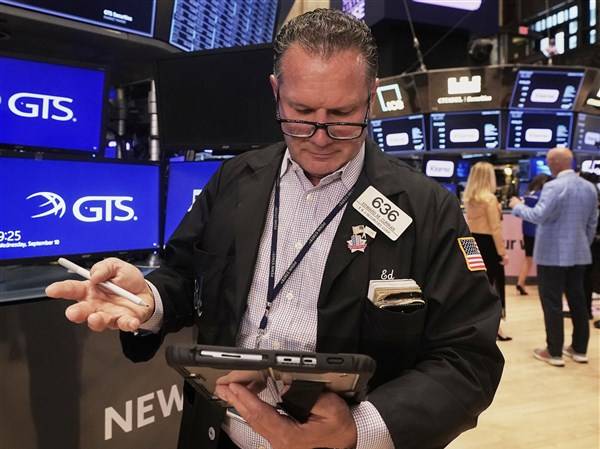 U.S. stocks inch to more records as inflation slows and Oracle soars