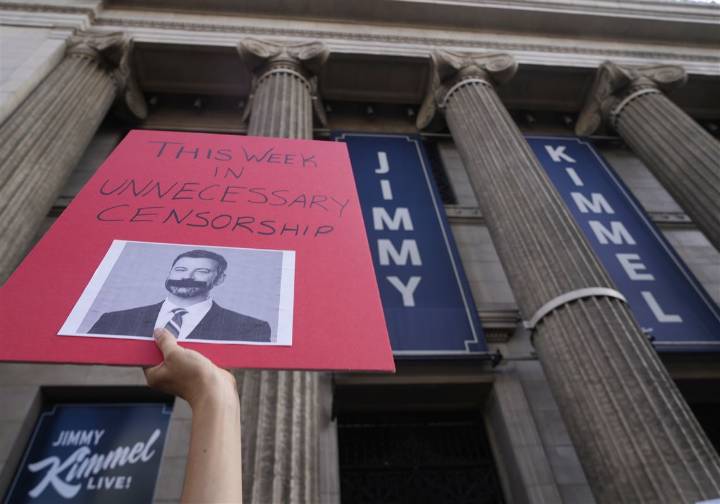 Late-night shows address Jimmy Kimmel suspension with humor and solidarity