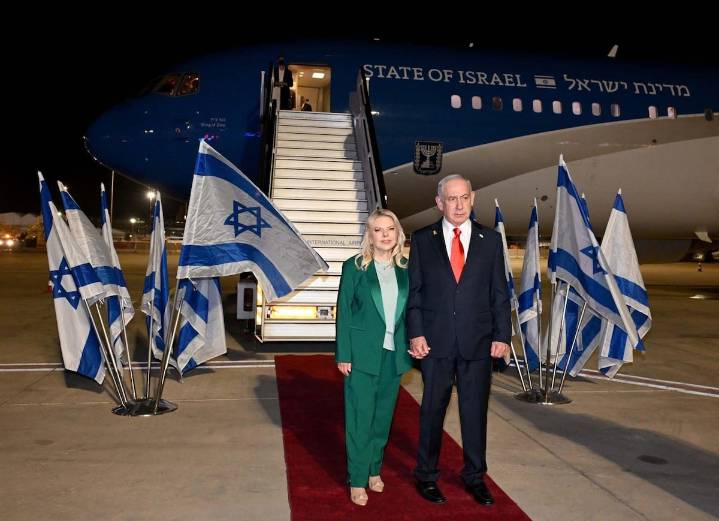 Expectativa mundial. Altavoces para Gaza y un vuelo con obstáculos: el tenso camino de Netanyahu hacia la ONU