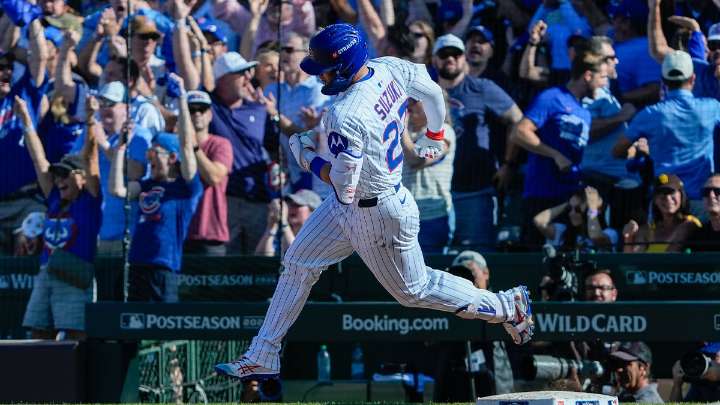 Cubs secure 1st postseason win since 2017 with victory over Padres