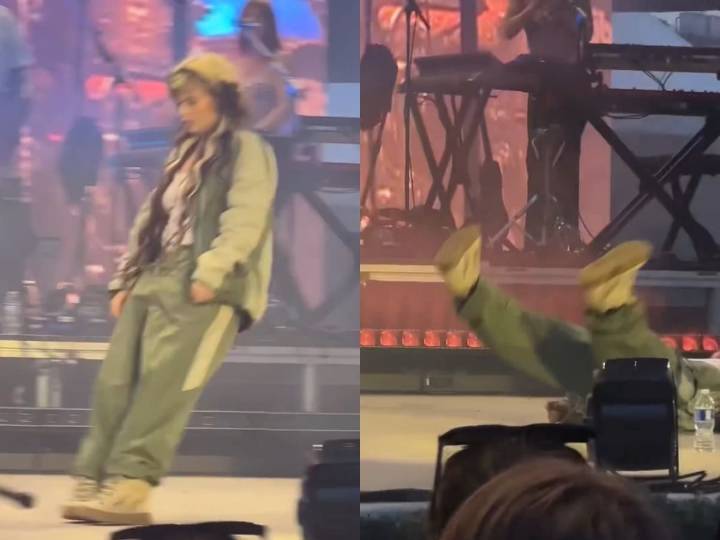 Cantante sufrió feroz desmayo en pleno concierto: preocupó a un estadio entero