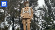 Thirroul World War I memorial vandalised and rifle model stolen