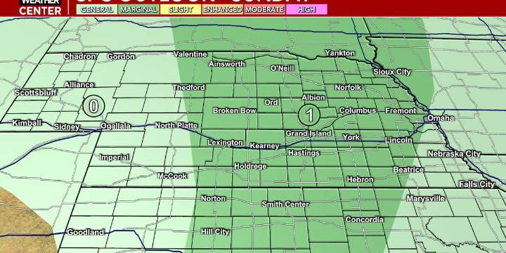 Showers and thunderstorms tonight through tomorrow, some could be strong; More chances by midweek