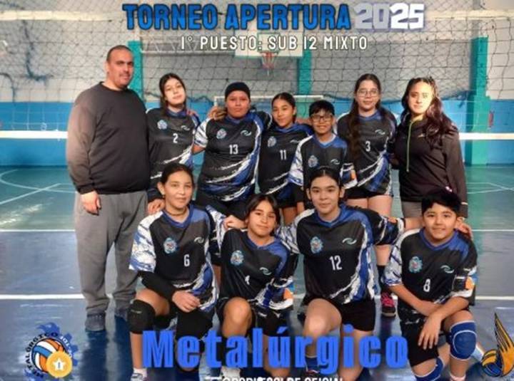 Uni Negro, Estrella Vóley y Metalúrgico, nuevos campeones