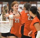 Girls volleyball: Barrington edges Hersey as new MSL format looks like a winner