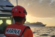 Evacuaron a mujer enferma del Navigator of the Seas
