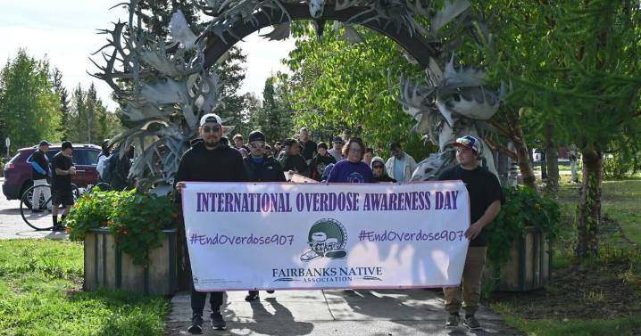 Fairbanks march honors lives lost to overdose while issuing calls for awareness