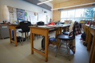 Dozens of Alberta students play hooky, rally for teachers as strike deadline looms
