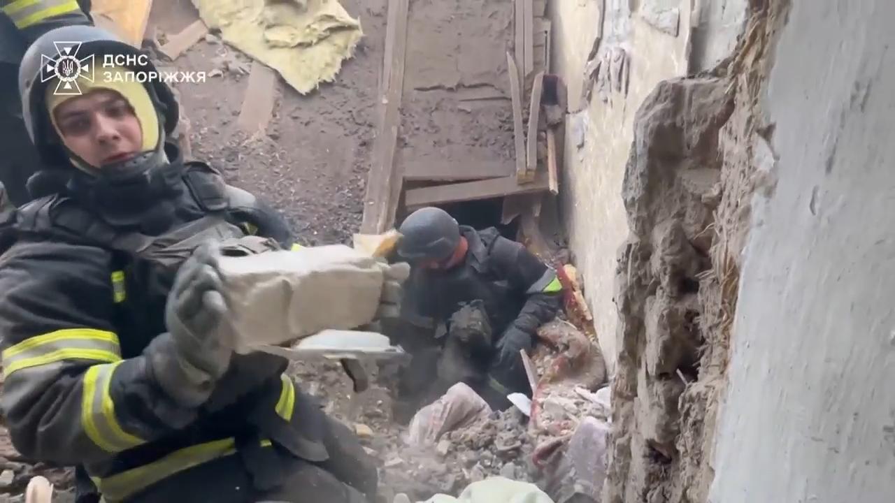 Emergency services respond in Zaporizhzhia and Sumy after Russia launches strikes