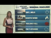 Sierra storms, valley fire risk and first widespread fall rain in NorCal