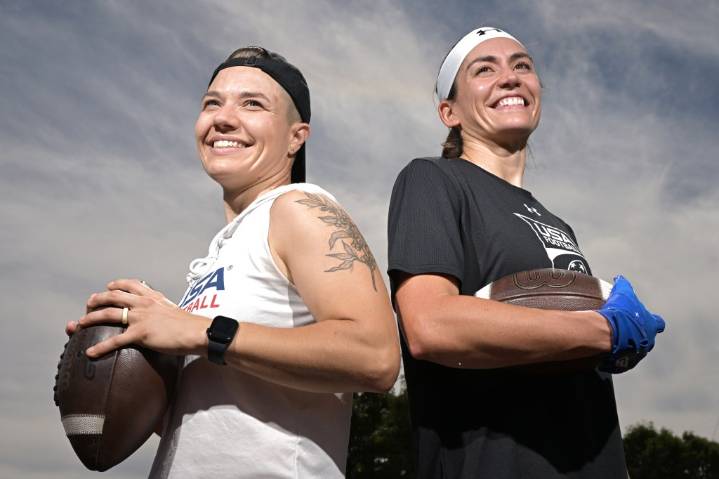 Lacey Abell, Sarah Massucci leaned on each other to become two of the best flag football players in America