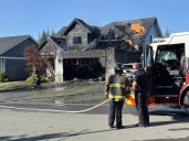 No injuries after fire causes heavy damage to Campbell River home