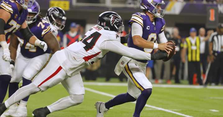 Defense shines in Atlanta Falcons' 22-6 Sunday Night Football win over Minnesota Vikings