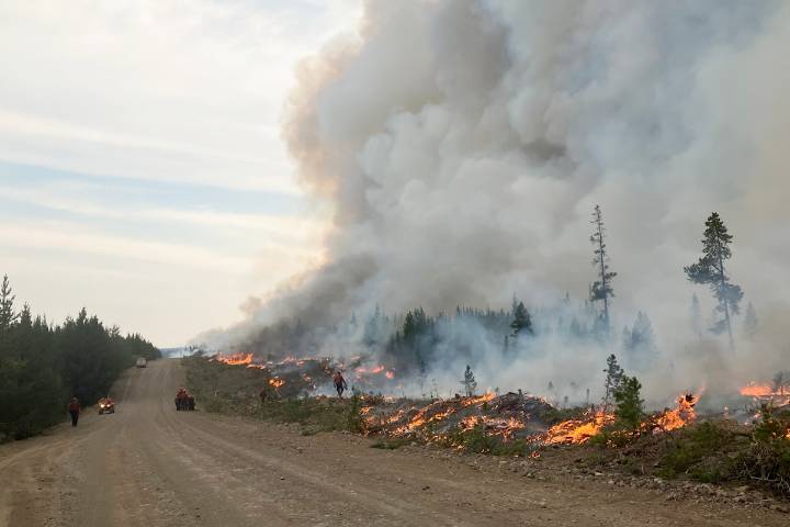 BCWS fighting 18 out of control wildfires across Cariboo Fire Centre