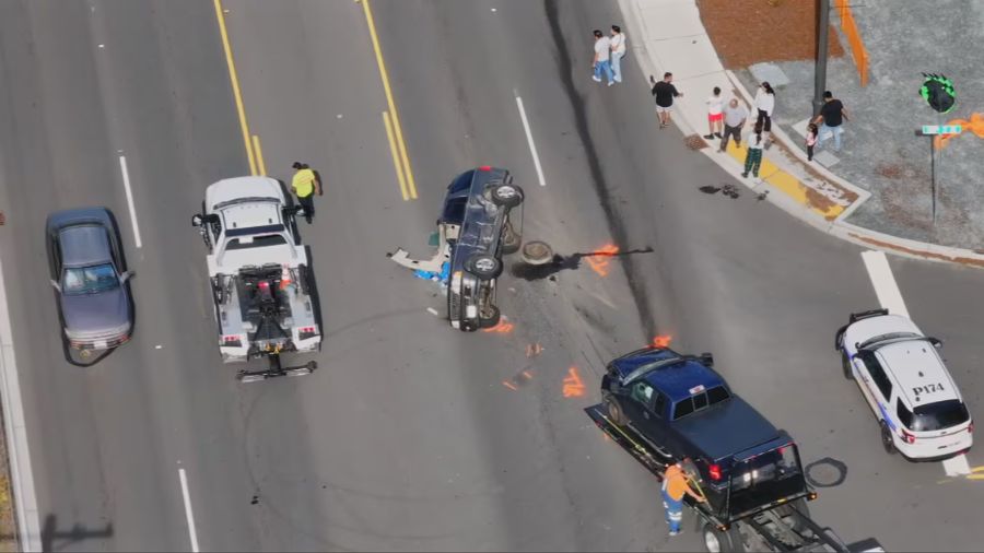 T-bone collision in Marysville leaves driver trapped
