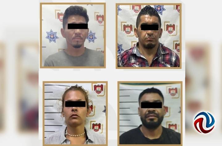 Detienen a cuatro que tenían órdenes de aprehensión