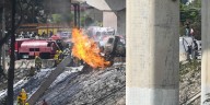 Fiscalía CDMX abre investigación tras explosión de pipa de gas en Puente de la Concordia