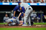 Dodgers place Dalton Rushing on injured list with bone bruise in right leg