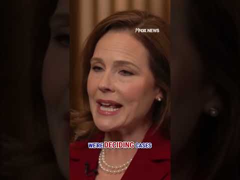 Justice Barrett sets record straight on Trump