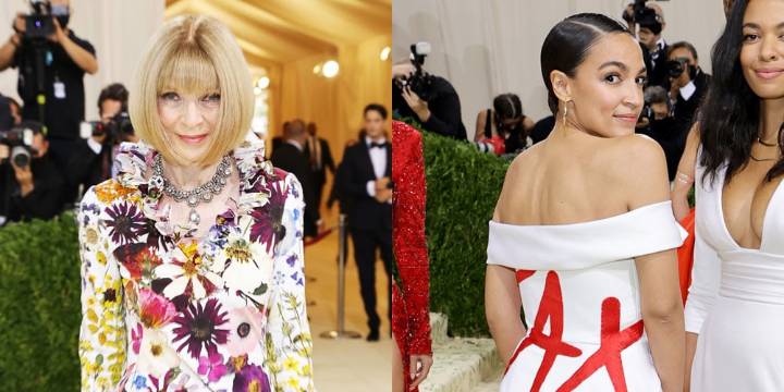 Anna Wintour Reveals Thoughts on AOC’s ‘Tax the Rich’ Met Gala Dress, Tells Story About That Night | 2021 Met Gala, Alexandria Ocasio-Cortez, Anna Wintour, Met Gala, Politics | Just Jared: Celebrity N
