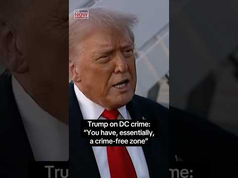 Trump talks DC crime