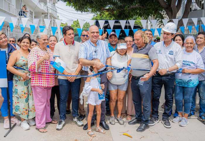 Distrito pavimentará 56 metros lineales en el barrio Santa Cruz