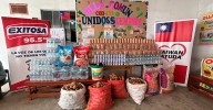 Exitosa y Gobierno de Taiwán entregan importante donación de alimentos a olla común en Pachacamac