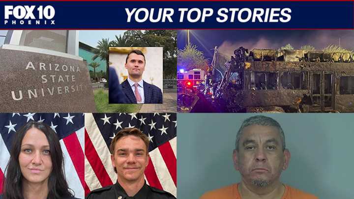 Charlie Kirk vigil at ASU's arena; train crash survivor speaks out