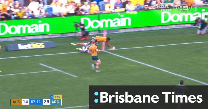 Wallabies go bang, bang through Daugunu