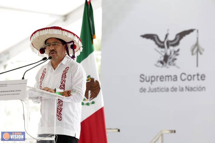 Nueva integración de Suprema Corte recibe Bastón de Mando y ratifica compromiso Social y Humano