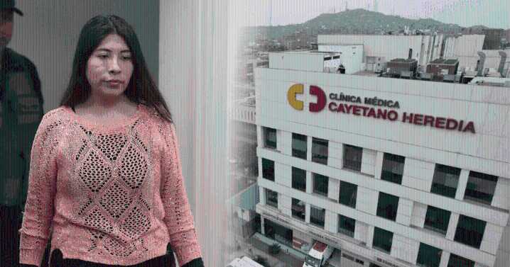 Betssy Chávez fue trasladada a clínica Cayetano Heredia tras presentar signos de deshidratación