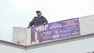 Despite a rainy weekend, Kevin is still on the roof and going strong