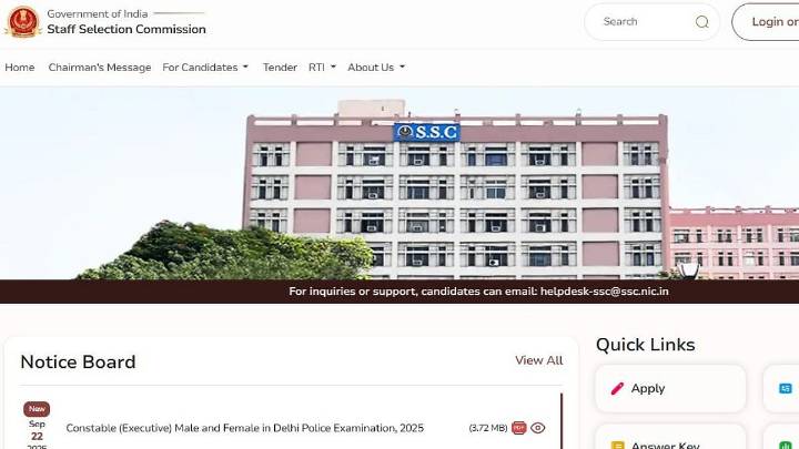 SSC Delhi Police Constable Recruitment 2025: Registration Window Opens For 7,565 Vacancies; Know Exam Pattern & Selection Process