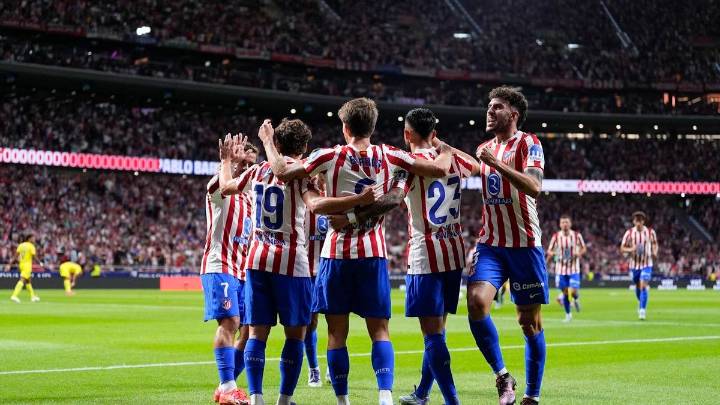 El Atlético logra su primera victoria de la temporada al superar al Villarreal.