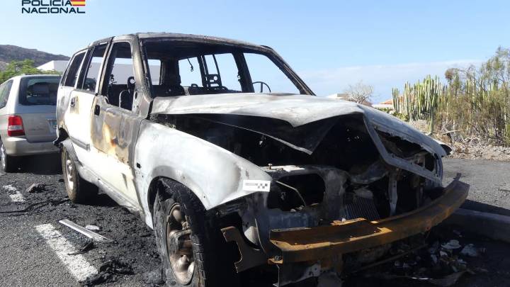 Detenido tras quemar seis vehículos en Tenerife de forma intencionada