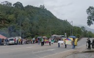 Cierre total de la Vía al Llano debido a protestas en Cáqueza, Cundinamarca