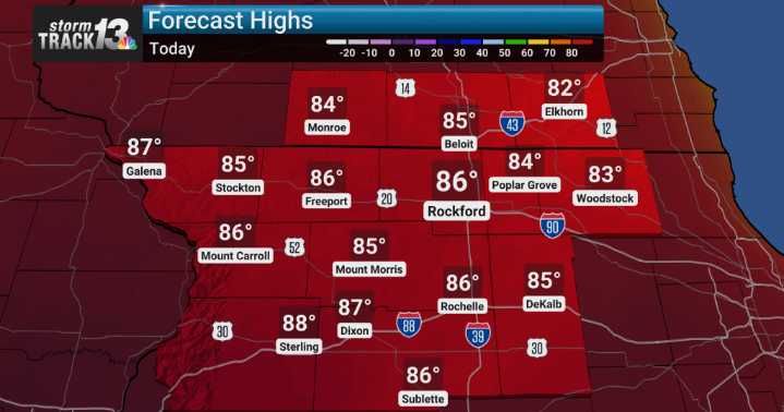 Warm and Sunny Start to Week, Cooler with Better Rain Chances Late Week
